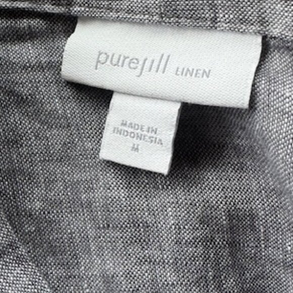 Pure Jill Linen One-Pocket Tunic - Picture 3 of 5
